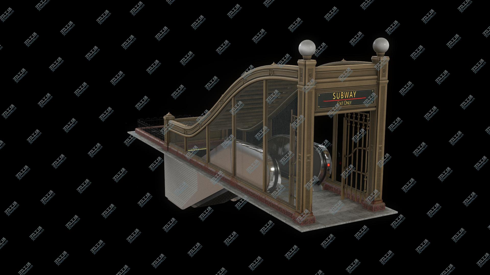 images/goods_img/202105073/3D Subway Entrance model/1.jpg